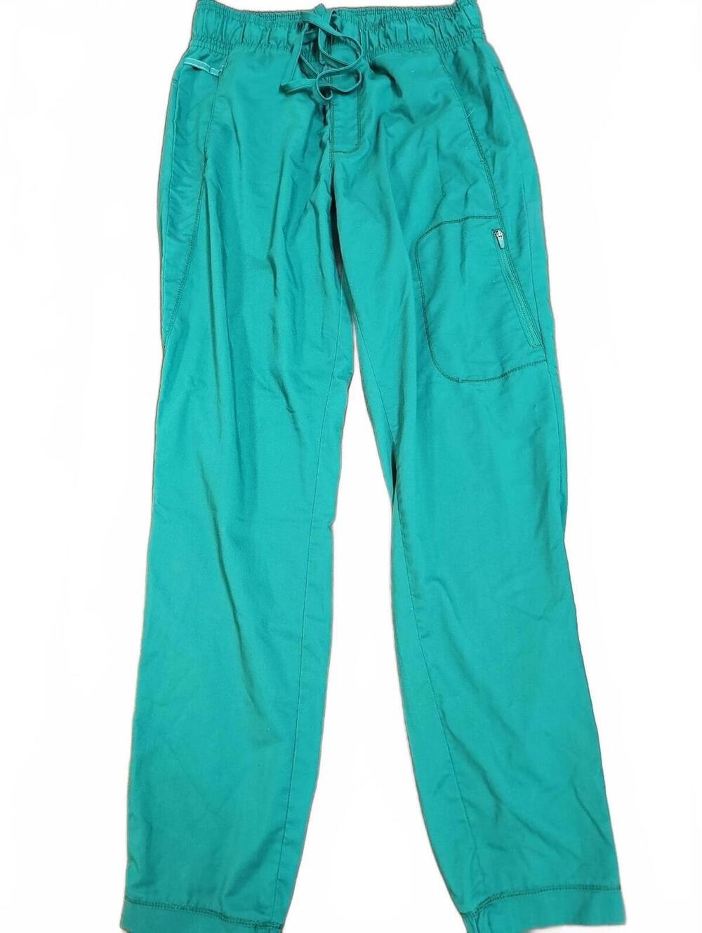Cherokee Revolution WW012 Hunter Green Scrub Pants Medium Joggers